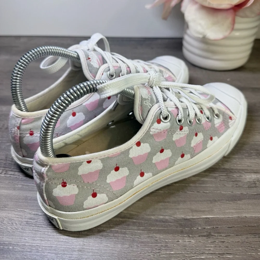 Converse Jack Purcell Pink and White Cupcake Sneakers size 6.5 RARE - Picture 3 of 12